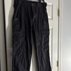 Men's Classic Black Cargo Pants